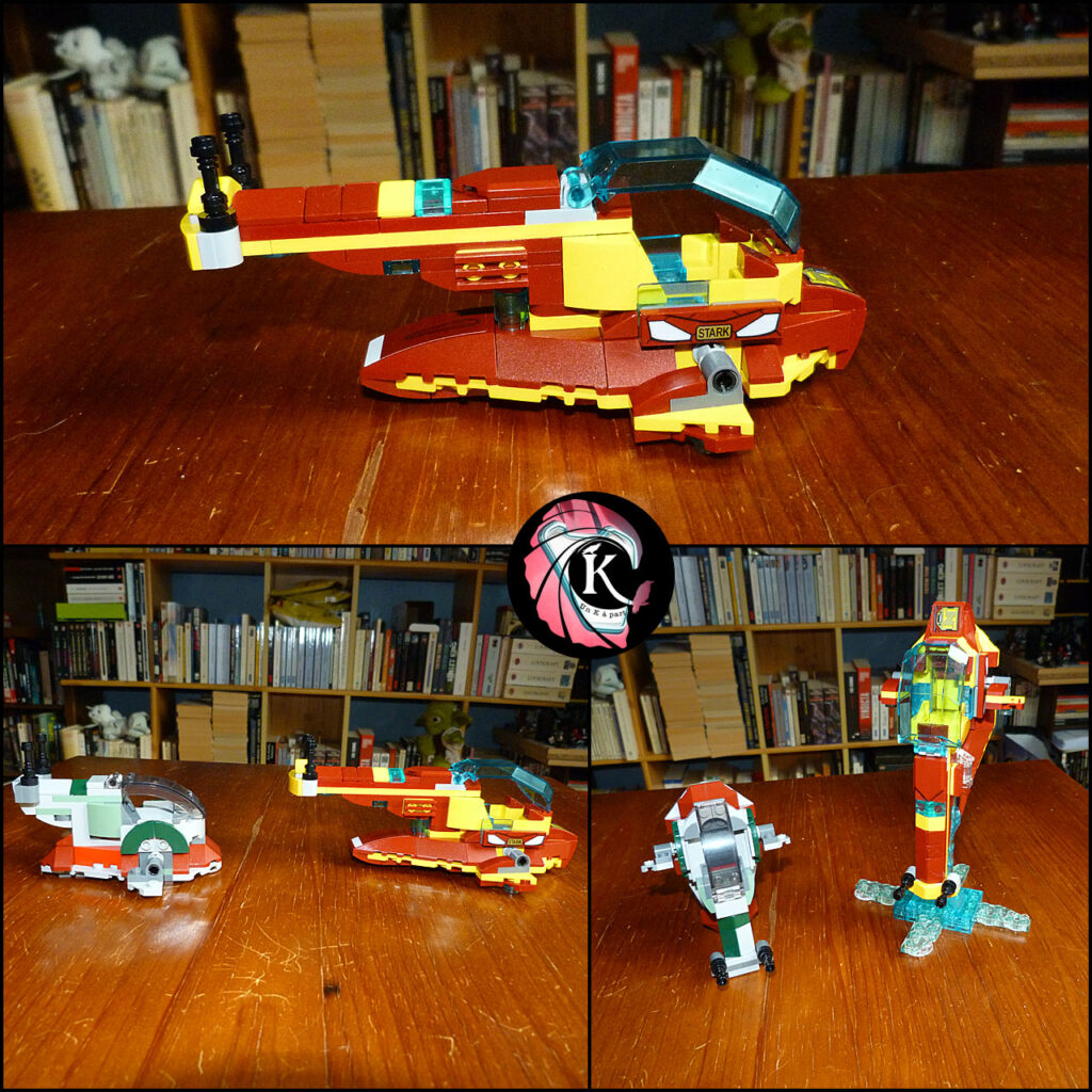 MOC Lego Slave 1 Iron Man Microfighter