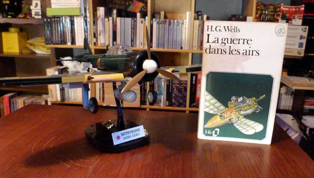 Couverture roman La guerre dans les airs H. G. Wells Folio