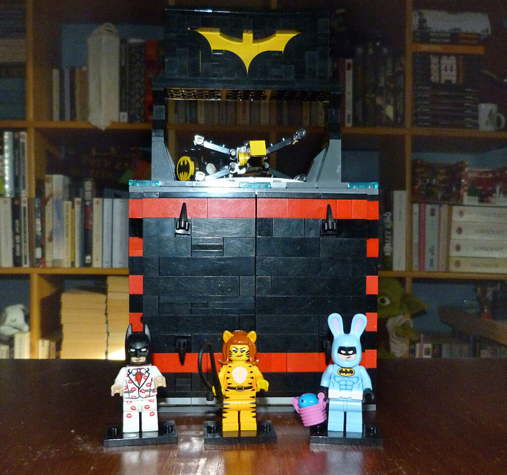 Batcave Lego donjon Batman Catwoman
