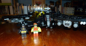 Batcave Lego toit Batwing