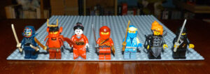 Figurine Lego Japon kendo samourai ninja geisha