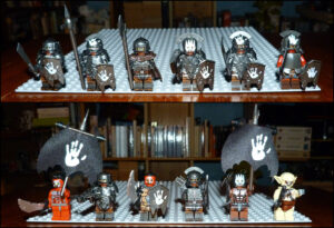 Minifigs Lego orcs Seigneur des Anneaux goblin Hobbit