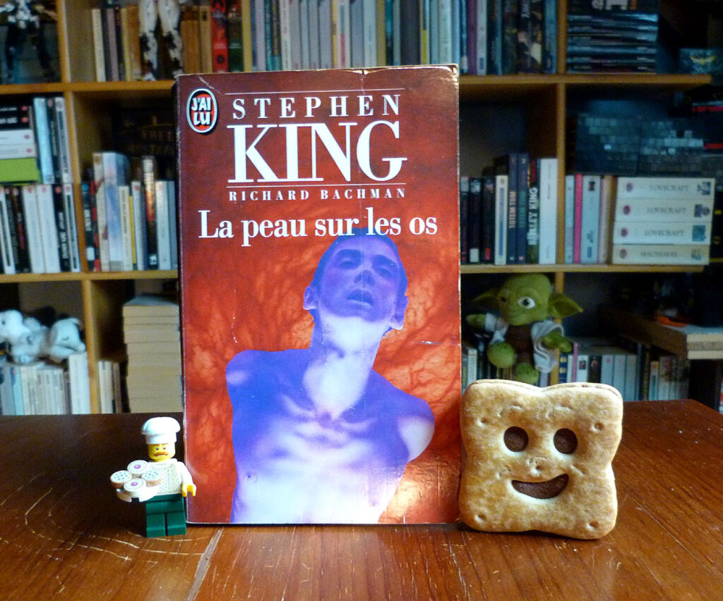 Couverture roman La peau sur les os Stephen King Richard Bachman J'ai Lu