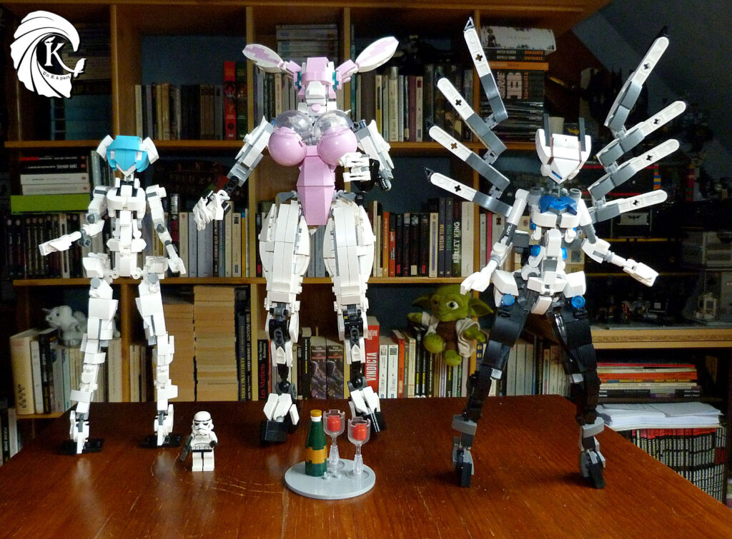 Mobile Suit Mech Girl Lego