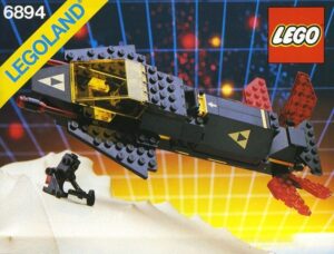 Lesgo Espace Invader Blacktron cruiser 6894