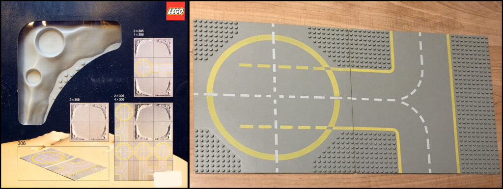 Lego Espace baseplates 305 306