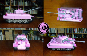 Lego Moc char Panzer V Panther rose