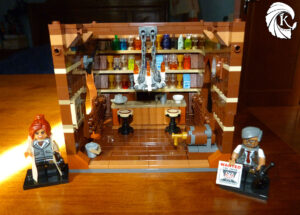 Saloon Batcave MOC Lego commissaire Barbara Gordon