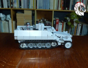 Semi-chenille Lego MOC Sd.Kfz. 251/10 Zombie Wehrmacht