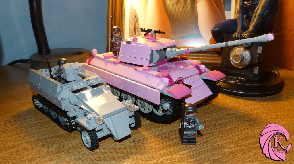 MOC LEgo véhicules blindés Sdkfz 251 Panther
