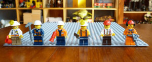 Figurines Lego City ouvriers