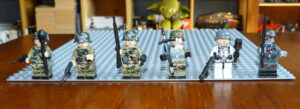 Minifigs Lego 2e Guerre mondiale Allemands
