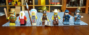 Minifigs Lego histoire western Sécession