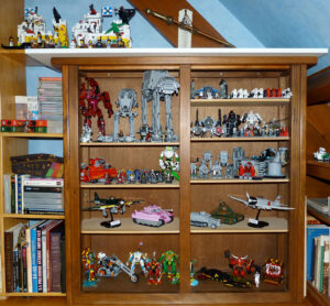 Meuble étagère collection Lego