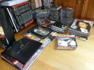 Colection Michael Jackson disques CD magazines collector