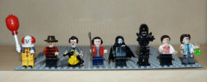 Figurines Lego cinéma Grippe-Sou Freddy Leatherface Jack Torrance Scream Alien Reanimator