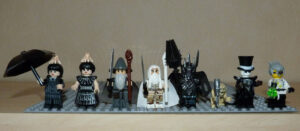 Minifig Lego cinéma Wednesday LOTR