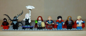 Minifig Lego Marvel DC Comics Spiderman Venom Gwen Stacy Supergirl Overgirl Power Girl