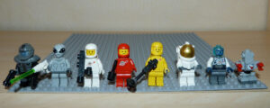 Minifigs Lego System Legoland Espace vintage alien cyborg science-fiction