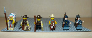 Minifig Lego Far West cow-boys Indien guerre civile