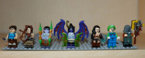 Figurines Lego jeu vidéo Lara Croft Illidan Warcraft Yennefer Witcher Mario Luigi Resident Evil