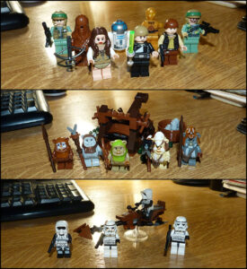 Figurines Lego Star Wars Rebelles Ewoks Empire