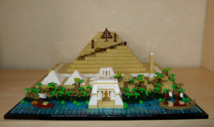 Pyramide Gizeh Lego chantier construction