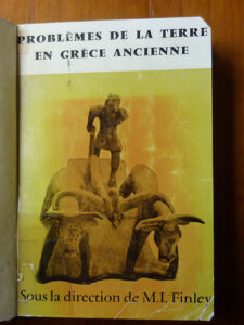 Problèmes de la terre en Grèce ancienne Moses Finley