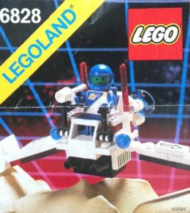 Twin winged spoiler Legoland Space Futuron 6828