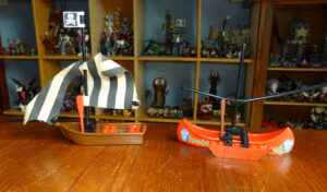 Bateaux barque pirate canoë Lego