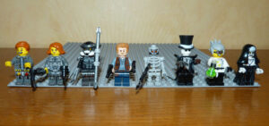 Figurines Lego cinéma Dune Predator Chuck Norris Terminator Jack Sellington nonne