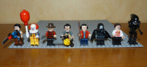 Figurines Lego cinéma Evil Dead Grippe-Sou Freddy Leatherface Jack Torrance Scream Alien