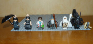 Minifig Lego cinéma Wednesday Addams Reanimator Seigneur des Anneaux LOTR