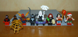 Minifig Lego Marvel DC Comics Spiderman Venom Gwen Stacy Madelyn Pryor Wonder Woman