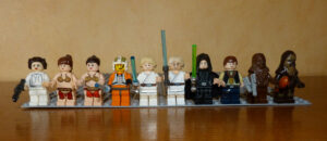 Figurines Lego Star Wars Leia Luke Skywalker Han Solo Chewbacca