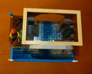 MOC Lego Skull island grotte ponton