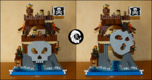 Lego Pirates MOC île du crâne