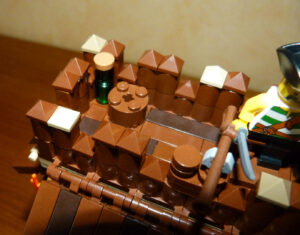 MOC Lego pirates Skull Island détail